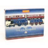 Hornby: A boxed Hornby, Limited Edition, OO Gauge, The Caledonian Train Pack, locomotive and tender,