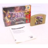 Nintendo: A boxed Nintendo 64, The Legend of Zelda: Majora's Mask, Collector's Edition game