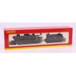 Hornby: A boxed Hornby, OO Gauge, BR 2-8-0 Class 8F Weathered, 48739, locomotive and tender,
