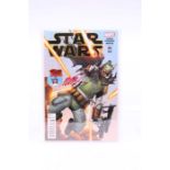 Marvel: A Marvel Star Wars #001 Variant Edition Mile High Comics, signed by Jeremy Bulloch at London