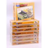 Tyco: A collection of assorted boxed Tyco, US 1 Electric Trucking HO Scale Kits, mostly sealed, to