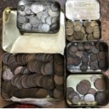 Large collection of British and World Coins, includes approximately 373g of Pre 47 silver.