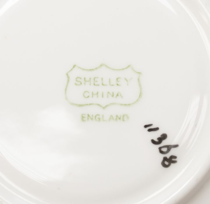 A 1930's Shelley tea service, including sandwich plates, plates, cup, saucers, milk and sugar (Q) - Image 2 of 2