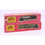 Hornby: A boxed Hornby Dublo, OO Gauge, Cardiff Castle, locomotive and tender, Reference 2221, right
