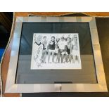 *****RE-OFFER £20 - £30*******  Pat Jennings (international footballer) signed photograph -framed