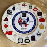 *****RE-OFFER £10 - £20***** Edwardian Bone China '50th Anniversary of Dunkirk' Commemorative Plate.