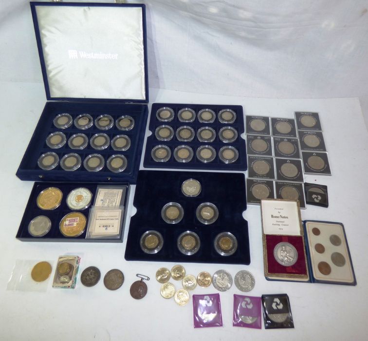 *****RE-OFFER £75 - £80*******  Large quantity of British coins , to include a boxed Westminster