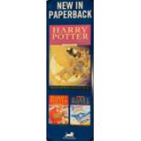 Harry Potter. Bloomsbury promotional poster advertising the paperback release of Harry Potter and