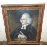 18th Century English School. Half-length portrait of the Rev. Miles Atkinson (1741-1811), pastel