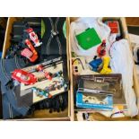 A collection of Scalextric - Circa 1970's - includes cars and track etc - conditions are A/F