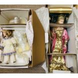 2x collectable dolls, including a sleeping beauty example (2)