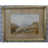 *****RE-OFFER £20 - £30*******  19th Century British School. Welsh landscape, signed 'L. D.' and