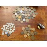 British Coin Collection, with Silver 3p from Pre 20 & Pre 47 Date - with other silver coins & a