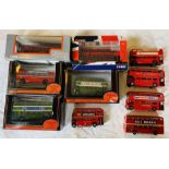 *****RE-OFFER £20 - £30*******  A collection of die cast model buses, to include: EFE, Corgi Omnibus