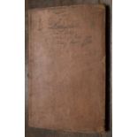 Langdike Count Rolls Commencing Easter 1770 Ending Easter 1778, 1 vol, leather bound,