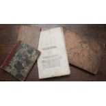 House of Correction 1833-1844, part leather bound ledger recording prisoners from the “House of