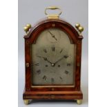 John McGregor, Wick (Scotland). Twin fusee bracket clock in mahogany case. Early Victorian, 7 1/2 ''