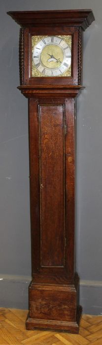 Jn (John) Ogden, Darlington. Thirty hour longcase clock with 10'' square dial and single hand and - Image 7 of 7