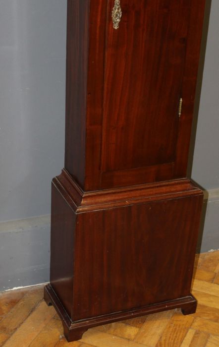 Robert Green, Edinburgh. Eight day longcase clock with 12'' steel arch brass dial with silvered boss - Image 2 of 11