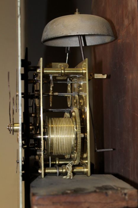 J Richie of Hull. Eight day longcase clock with 12'' still arch dial, c 1790. Eight day two train - Image 5 of 10