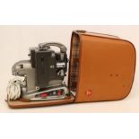 Bolex: A cased Bolex Paillard M8 projector. Untested for working order. Made in Switzerland.