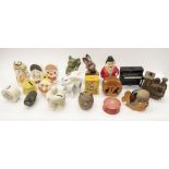 A collection of mixed mid to late 20th Century money boxes
