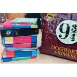 Rowling, J. K. Collection of seven Harry Potter novels to include a first edition hardback of