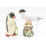 Copeland Spode bird figure, along with a USSR penguin figure