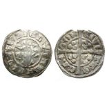 Edward I penny.  Circa, 1279-1307 AD. Silver, 1.3 g, 19mm. Crowned facing bust, +EDWAR ANGL DNS HYB.