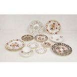 A collection of ceramics to include 3 x Royal Crown Derby 2451 pattern 21.5cm plates, 4 x Royal