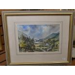 Doris E Crichton, British, 20th Century, a group of four watercolours, 'Crafnant, Gwynedd' 21cm x