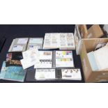 2 boxes with an accumulation of mint, mixed and used G.B., C.I., IOM, Commonwealth etc with some