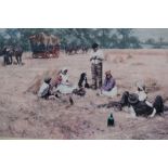 A group of signed David Shepherd prints featuring English patoral scenes - 'Plough Team', 'The Lunch