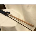 ANGLING INTEREST; A Bruce and Walker 13" flyer hollow fibre glass match fishing rod