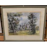 Doris E Crichton, British, 20th Century, a pair watercolours in matching frames, both 31cm x 42cm