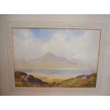 Joseph Williams Carey RUA (1859-1937) Croagh Patrick watercolour, 28 x 36.5 cm  signed, titled and