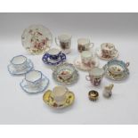 A collection of ceramics to include: Victorian pattern no: 6269 Pyrethrum trio (cup, saucer and