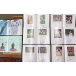 West Ham: A collection of assorted West Ham United signatures, mostly on paper, contained within