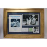 Framed Elton John & Kiki Dee Autograph Display