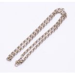A 9ct gold heavy weight belcher chain, length approx 23'', weight approx 19.5gms  Further details: