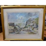 Doris E Crichton, British, 20th Century, a pair of watercolours in matching frames, both 31cm x 42cm