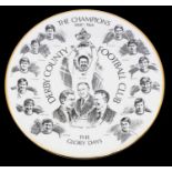 Derby County Limited Edition plate no 197