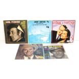 A collection of LPs and box sets, to include Carl Perkin, Jimmy Simpson, Hank Williams etc.