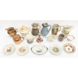 A large collection of early 19th to mid 19th Century porcelain and china including cups, saucers,