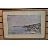 Frank Hargy (Northern Irish, 20th Century) Killybegs, Co Donegal pen & ink drawing, 18 x 26cm