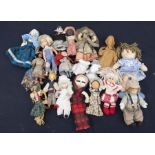 Collection of decorative dolls