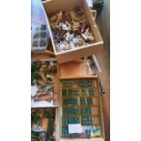 12 boxes of American Civil War figures, including Hinton Hunt and Spencer Smith.