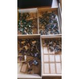7 boxes of Hinton Hunt, Rose and S Range Crimean and Napoleonic British infantry and Cavalry