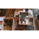 7 boxes of Hinton Hunt and S Range Russian Horse, infantry and artillery with some Turkish and