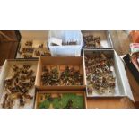 7 boxes of English Civil War figures by S Range etc